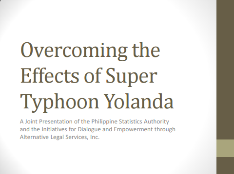 effect of typhoon yolanda essay brainly